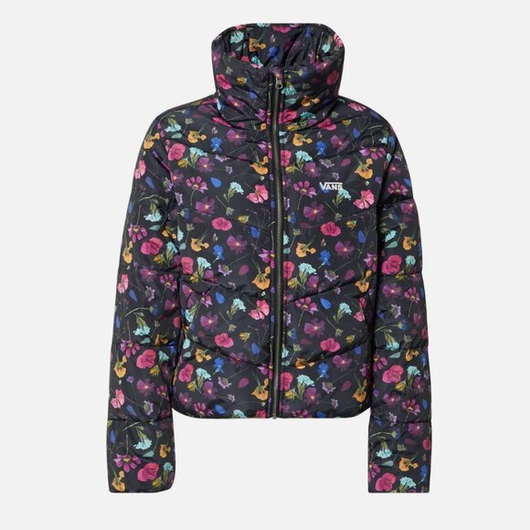 Vans Floral Foundry V Printed Puffer MTE-1 Jacket Womens XL - Picture 6 of 7